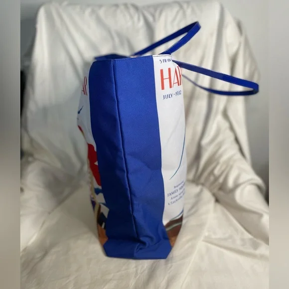 Harper's Bazaar Blue Tote Bag - Picture 3 of 6